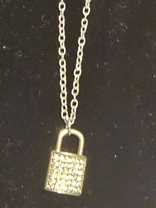 Jewelry - Delicate Gold Padlock Pendant Necklace for Women